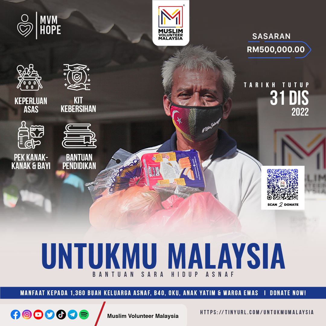 Untukmu Malaysia – Bantuan Sara Hidup Asnaf 2022